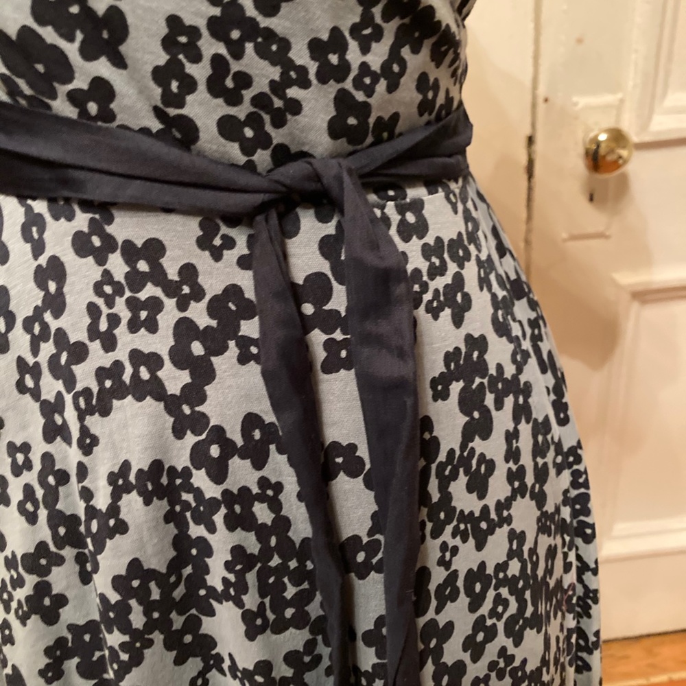Tocca Blue and Black Midi Dress - Picture 6 of 10